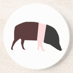 Saddleback Pig Untersetzer
