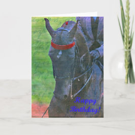 Saddlebred Birthday Karte