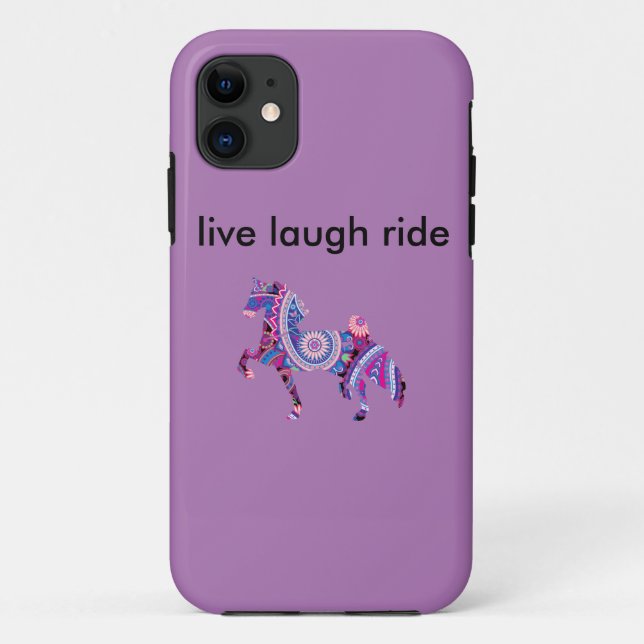 Saddlebred iPhone Fall Case-Mate iPhone Hülle (Rückseite)