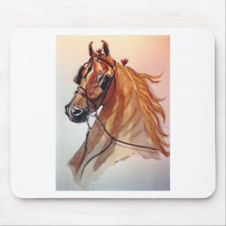 Saddlebred Pferdegeldstrafe-Geschirr Mousepad