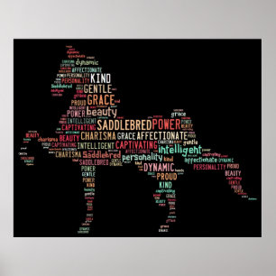 Saddlebred Plakat