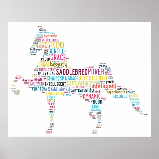 Saddlebred Poster (Vorne)