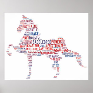 Saddlebred Poster