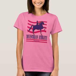 Saddlebred Reiterathleten-langer Hülsen-T - Shirt