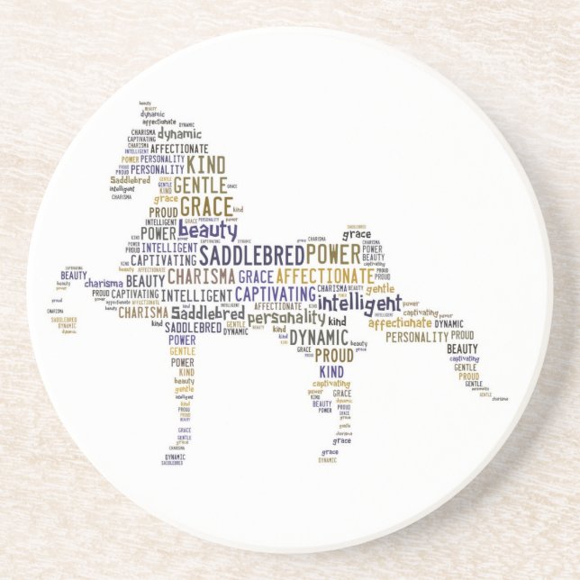 Saddlebred Untersetzer (Vorne)