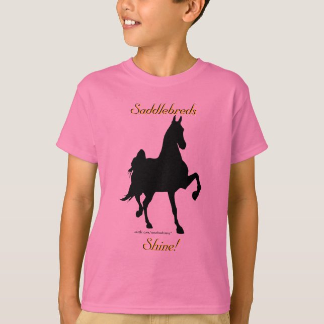 Saddlebreds Glanz -- KinderT-Shirt T-Shirt (Vorderseite)