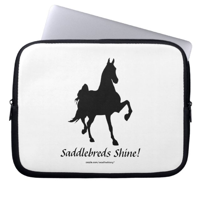 Saddlebreds Shine! Laptopschutzhülle (Vorderseite)