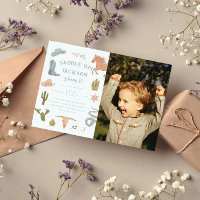 Saddup Cowboy Boy Geburtstagsparty Foto