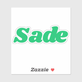 Sade Aufkleber