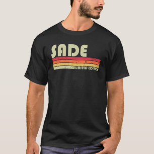 SADE Name Personalisiert Retro Vintag 80er 90s Geb T-Shirt