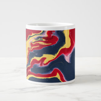 Sadie 1 Crazy Colorful Abstract Trinkbecher Jumbo-Tasse