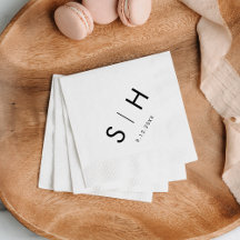 SADIE Monogram Party Napkins