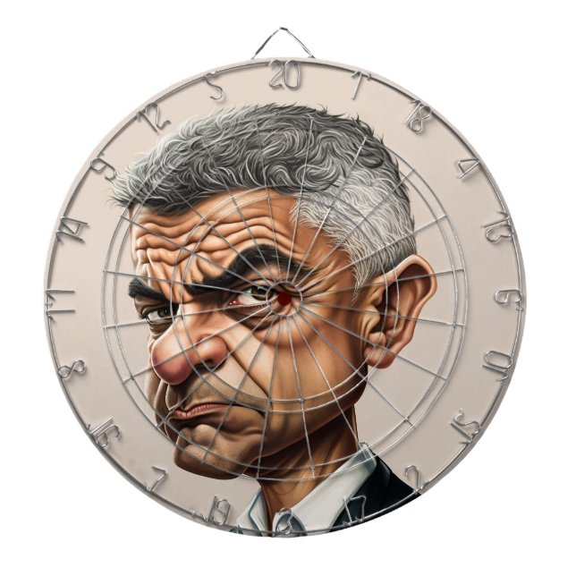 Sadiq Khan Dartboard Dartscheibe (vorne)