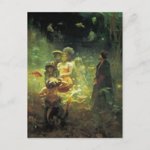 Sadko im Unterwasserreich von Ilya Repin Postkarte