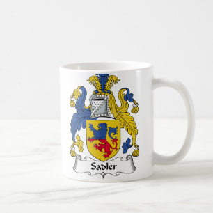 Sadler Familienwappen Tasse