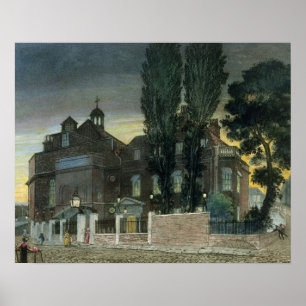 Sadlers Brunnen, 1826 (farbiger Stich) Poster