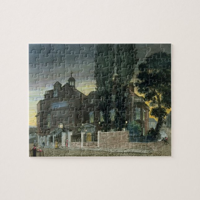 Sadlers Brunnen, 1826 (farbiger Stich) Puzzle (Horizontal)