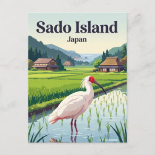 Sado-Insel Japan Postkarte