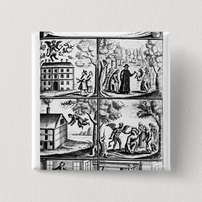 Saducismus Triumphatus, das zweite Teil Button (Vorderseite)