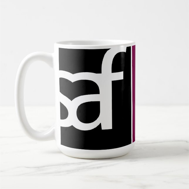 SAF-Logokaffee-Tasse Tasse (Links)