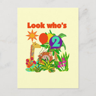 Safari-2. Geburtstags-T - Shirts und Geschenke Postkarte