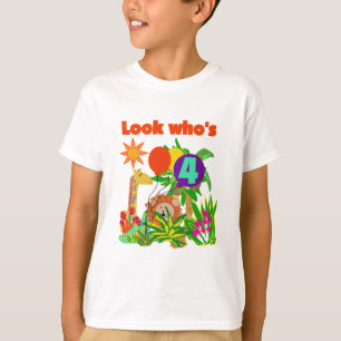 Safari 4. Geburtstag Tshirts und Geschenke