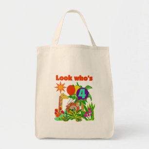 Safari 4. Geburtstag Tshirts und Geschenke Tragetasche
