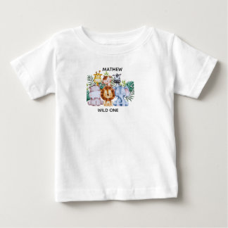 Safari-Abenteuer-Baby-Party Baby T-shirt
