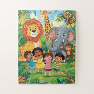 Safari-Abenteuer: Treffen Sie die wilden Freunde Puzzle