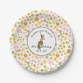 Safari Abstrakt Giraffe Print Tween Party Pappteller