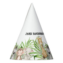 Safari Adventure 1. Geburtstag Partyhütchen