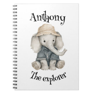 Safari Adventure Babies | Cute Watercolour Animals Notizblock