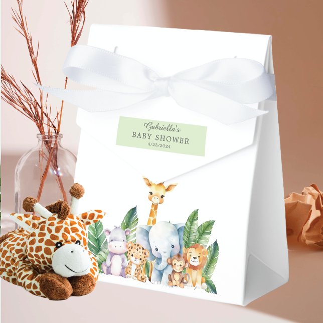 Safari Adventure Baby Shower Geschenkschachtel (Von Creator hochgeladen)