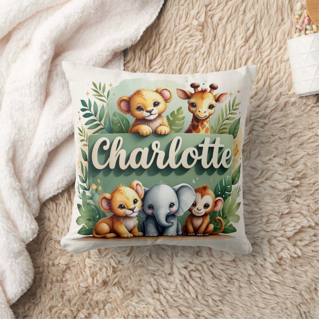 Safari Adventure Charlotte Throw Kissen (Decke)
