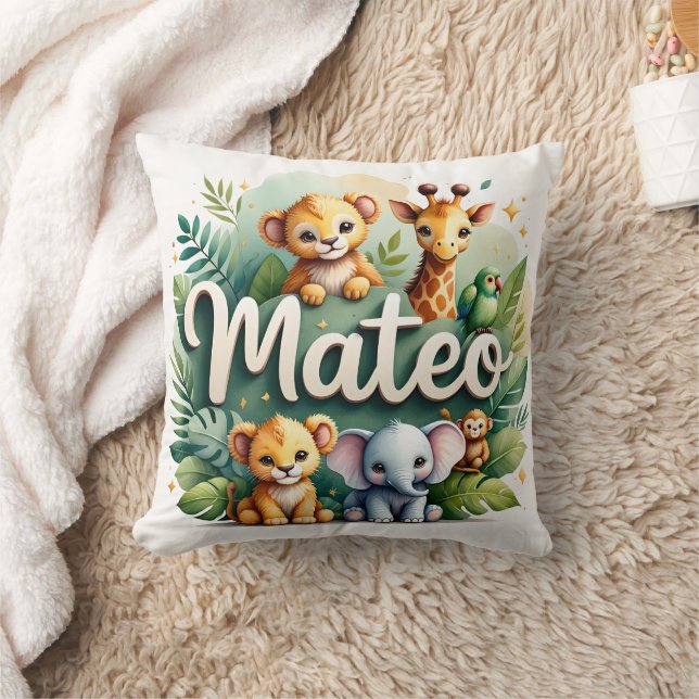 Safari Adventure Mateo Throw Kissen (Decke)