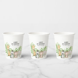 Safari Adventure Paper Plate Pappbecher