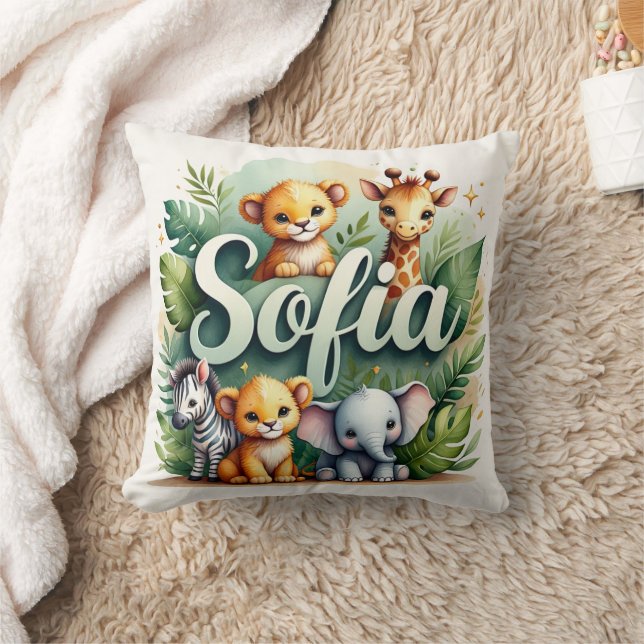 Safari Adventure Sofia Throw Kissen (Decke)