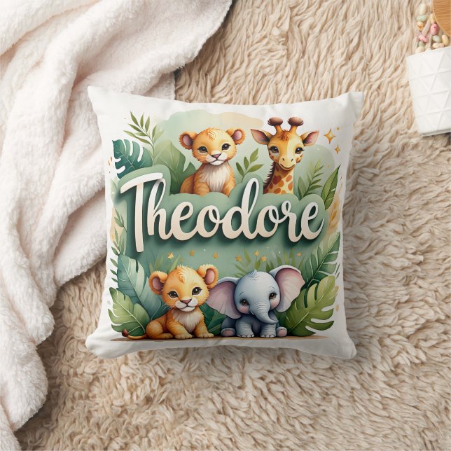 Safari Adventure Theodore Throw Kissen (Decke)