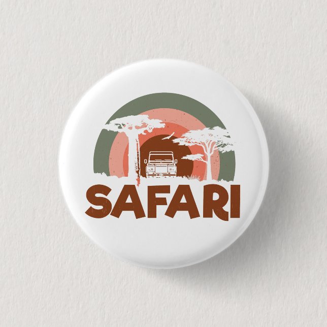 Safari Africa Theme Button (Vorderseite)