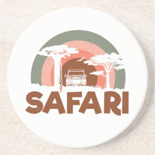 Safari Africa Theme Getränkeuntersetzer
