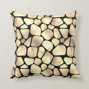 Safari African Champaigne Gold Zebra Kissen