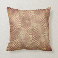Safari African Imitats Gold Python Animal Skin Ski