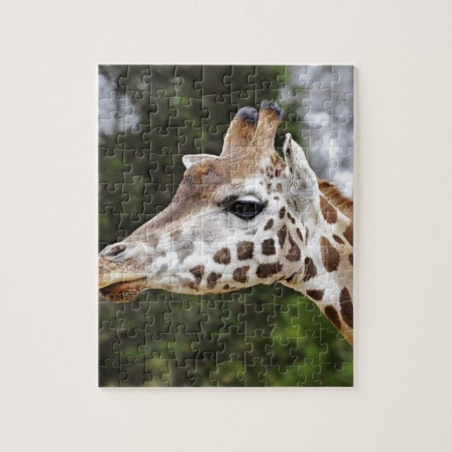 Safari-Afrika-Modchic-noble Schicksals-Giraffe Puzzle (Vertikal)