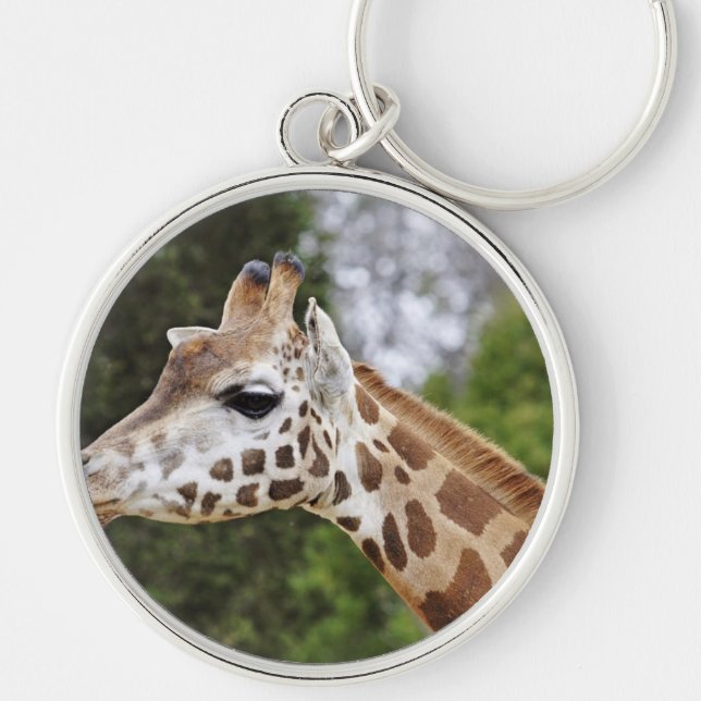 Safari-Afrika-Modchic-noble Schicksals-Giraffe Schlüsselanhänger (Vorne)