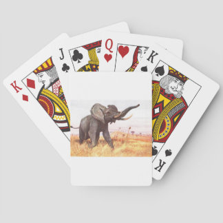 Safari-afrikanische Dschungel-Schicksals-Tier-Elef Spielkarten