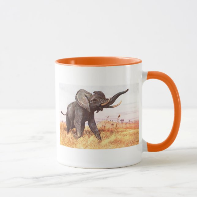 Safari-afrikanische Tasse (Rechts)