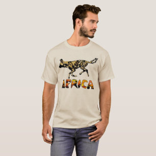Safari-afrikanisches wilder Hundet-shirt T-Shirt