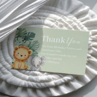 Safari Animal Baby Dusche Display Dusche