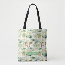 Safari Animal - Giraffe Muster Sage Green
