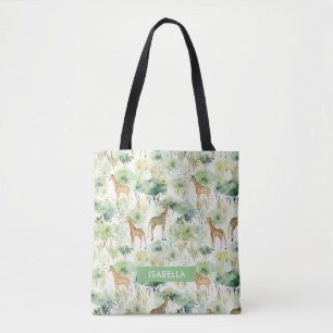Safari Animal - Giraffe Muster Sage Green